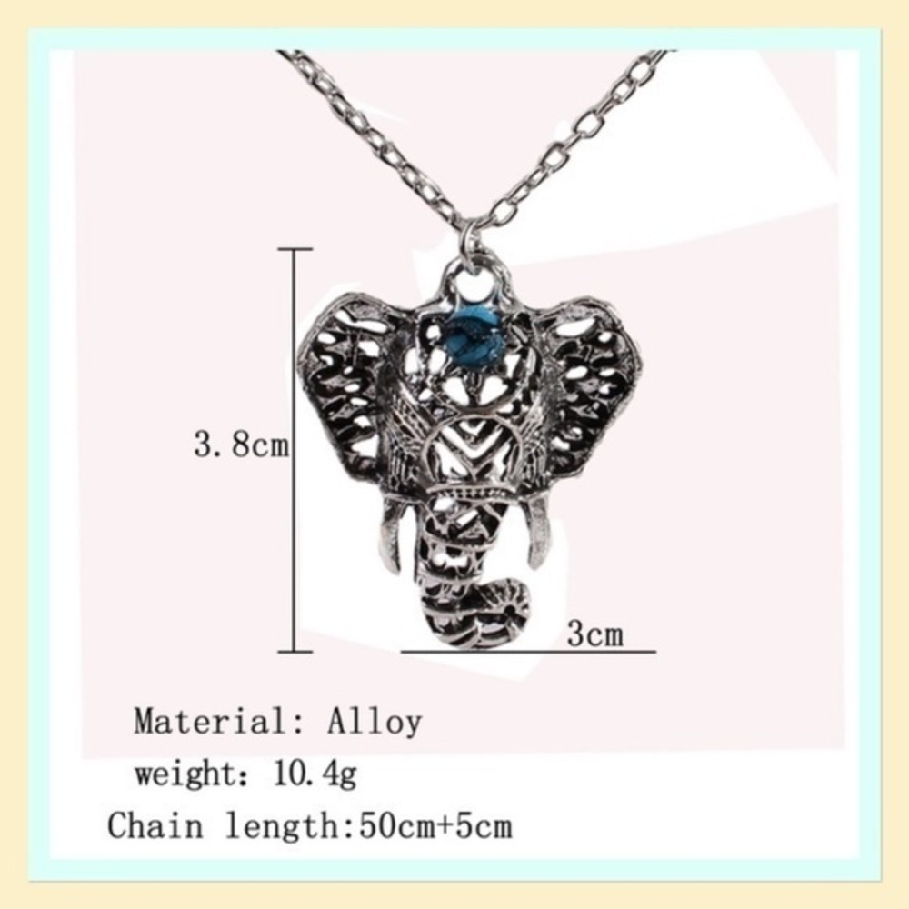 Necklace elephant/ tortoise - Picture 4 of 9